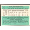 Image 2 : 1984 DONRUSS JULIO FRANCO (HOF) ROOKIE CARD