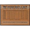 Image 2 : 1988 TOPPS GEORGE BRETT (HOF)