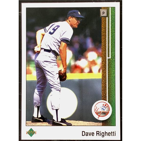 1989 UPPER DECK DAVE RIGHETTI