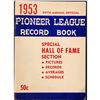 Image 1 : 1953 PIONEER LEAGUE LEAGUE RECORD BOOK