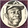 Image 1 : 1973 NATIONAL COLLECTOR'S CONVENTION PIN - HANK AARON (HOF)