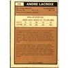Image 2 : 1975-76 O-PEE-CHEE WHA ANDRE LACROIX