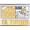 Image 2 : 1963 TOPPS BOB VEALE ROOKIE CARD