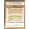 Image 2 : 1978-79 O-PEE-CHEE PIERRE MONDOU ROOKIE CARD