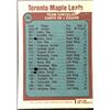 Image 2 : 1977-78 O-PEE-CHEE TORONTO MAPLE LEAFS