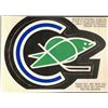 Image 1 : 1972-73 O-PEE-CHEE LOGO INSERT - CALIFORNIA GOLDEN SEALS
