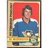 Image 1 : 1972-73 O-PEE-CHEE AL McDONOUGH ROOKIE CARD