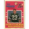 Image 1 : 1971 O-PEE-CHEE CFL POSTER - RON LANCASTER (HOF)