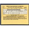 Image 2 : 1985 LEAF ROGER CLEMENS ROOKIE CARD