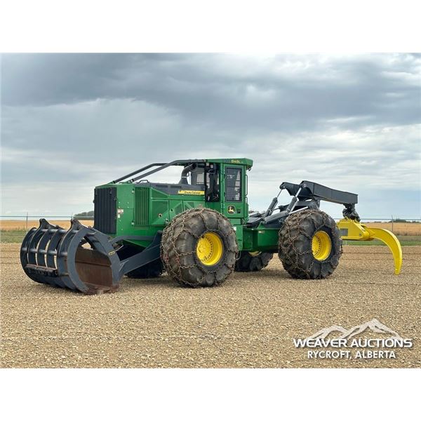 2019 JOHN DEERE 848L-II 4X4 GRAPPLE SKIDDER