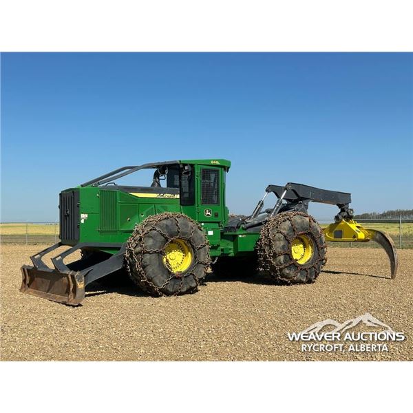 2016 JOHN DEERE 848L 4X4 GRAPPLE SKIDDER