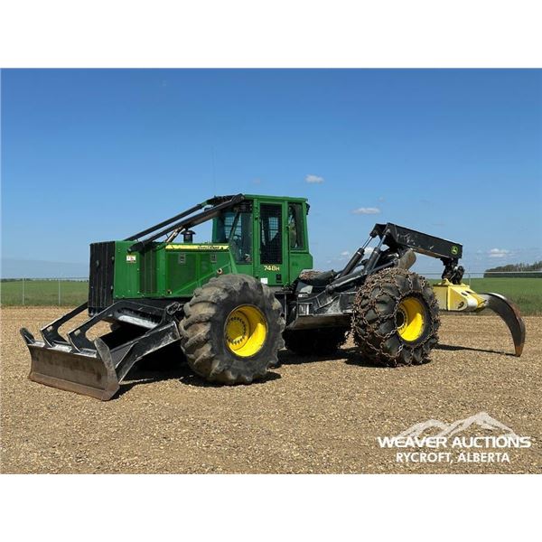 2012 JOHN DEERE 748H 4X4 GRAPPLE SKIDDER