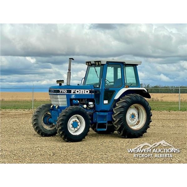 1989 FORD 7710 SERIES 2 MFWD TRACTOR