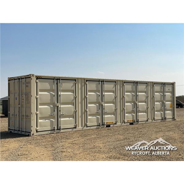 2025 8 X 40 FT. MULTIDOOR SHIPPING CONTAINER