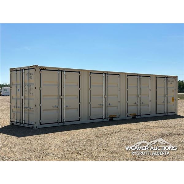 2025 8 X 40 FT. MULTIDOOR SHIPPING CONTAINER