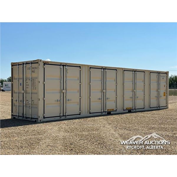 2025 8 X 40 FT. MULTIDOOR SHIPPING CONTAINER