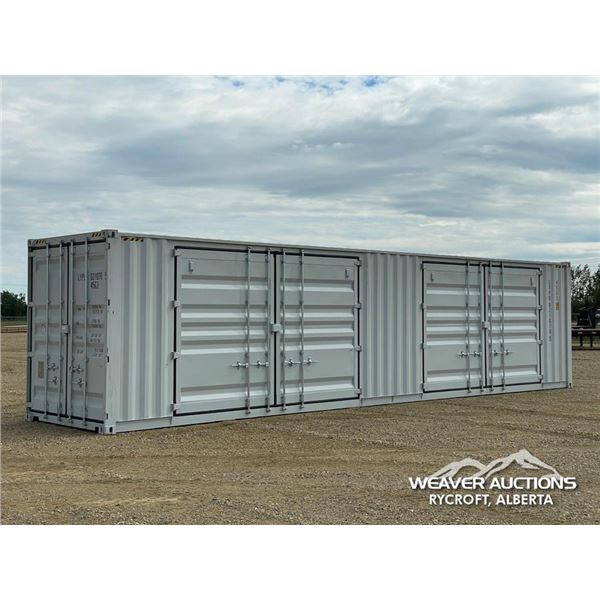 2025 8 X 40 FT. MULTI-DOOR SHIPPING CONTAINER