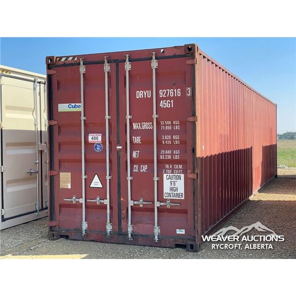 2011 8 X 40 FT. SHIPPING CONTAINER