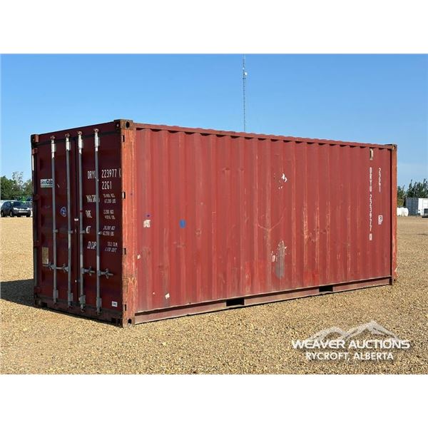 2011 8 X 20 FT. SHIPPING CONTAINER