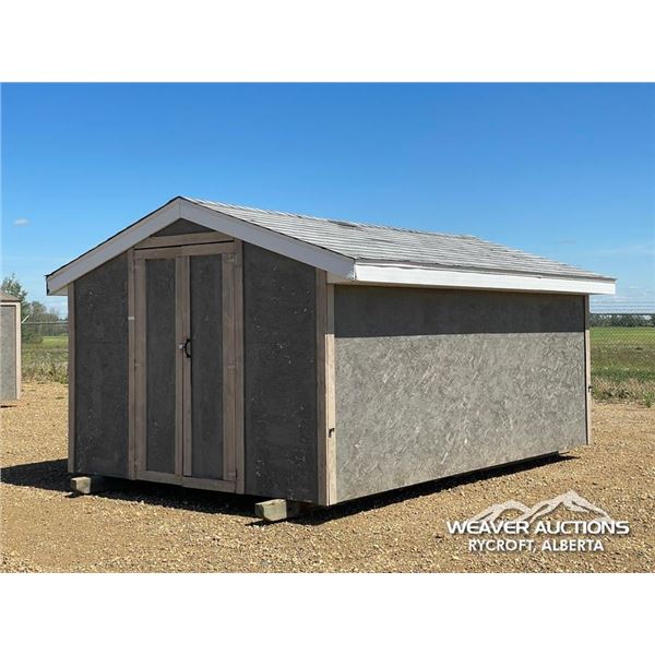 10 X 16 FT. SHED ON SKIDS