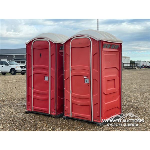 (2) PORTABLE WASHROOMS