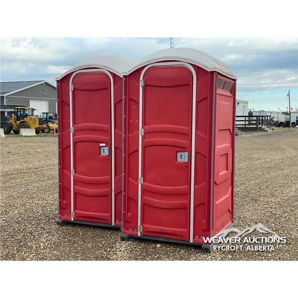 (2) PORTABLE WASHROOMS