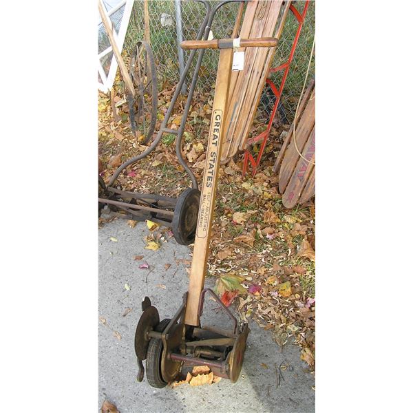 Antique Great States push edger