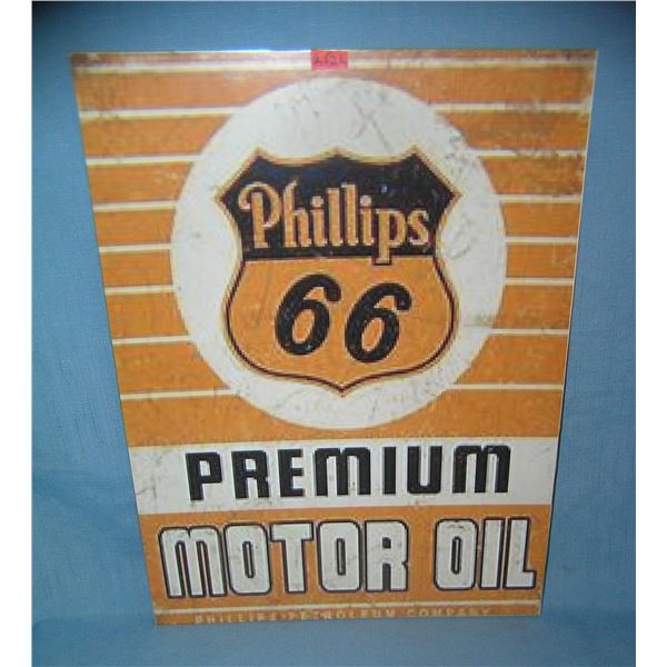 Phillips 66 motor oil retro style advertising sign