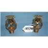 Image 1 : Vintage solid brass fire sprinkler heads dated 1962