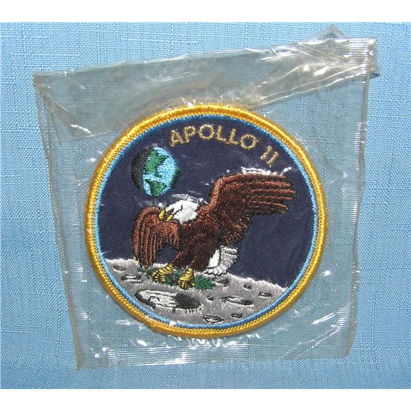 Rare original large Apollo 11 moon landing patch