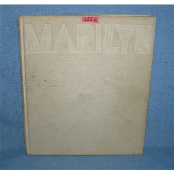 Marilyn Monroe photo illustrated hard cover book