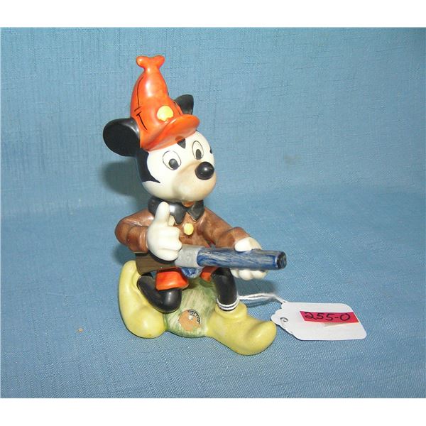 Early Mickey Mouse hand painted figurine Goebel