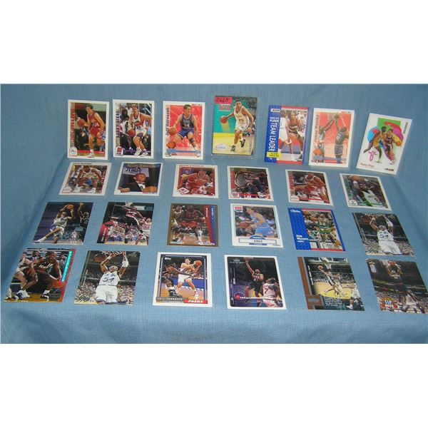 Large collection of vintage all star basketball cards