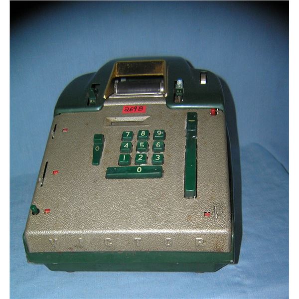 Great early Victor adding machine