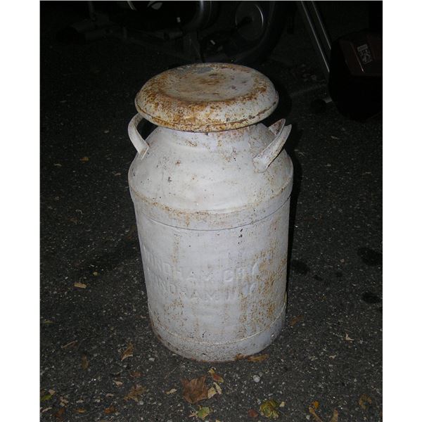 Antique milk can circa 1920s