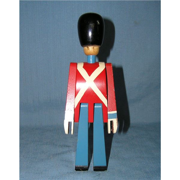 Vintage 1950s English soldier of the Royal King's Guard