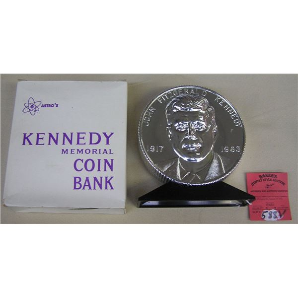 John F Kennedy Bicentennial coin bank
