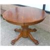 Image 1 : Antique oak round table