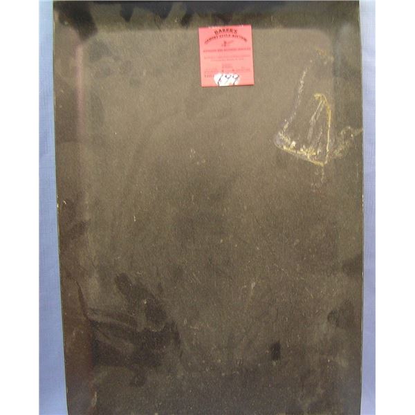 Vintage cast metal serving tray