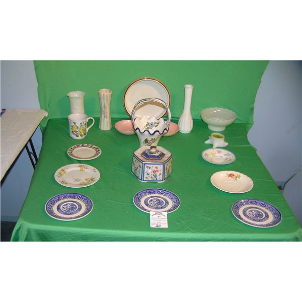 Large group of vintage porcelain and china