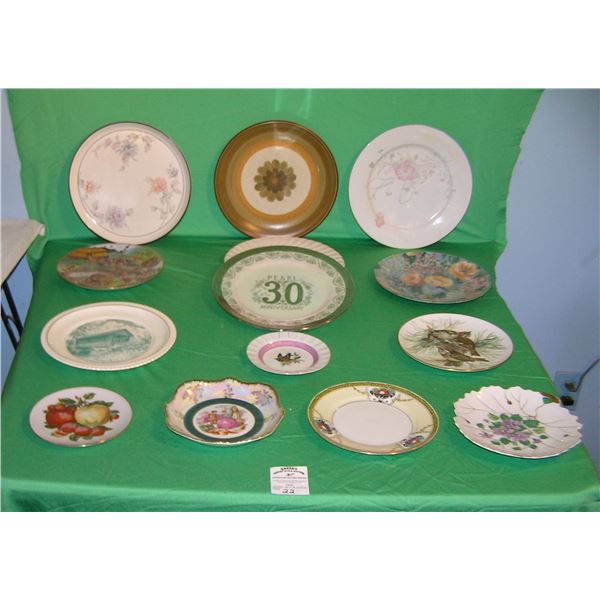 Large collection of decorative and collector plates