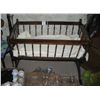 Mahogany style baby or doll cradle