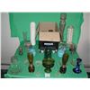 Box of vintage estate glassware, porcelain and more