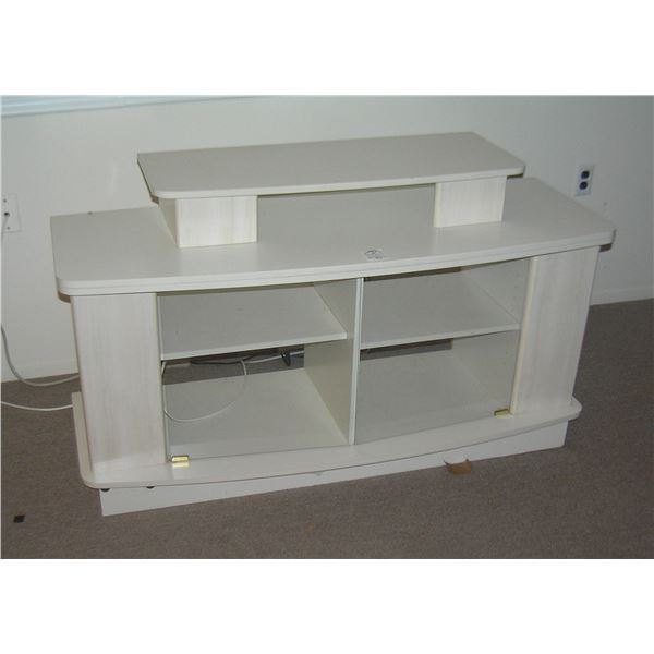 Modern Mika and glass entertainment center