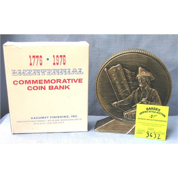 Bicentennial hard plastic toy savings bank
