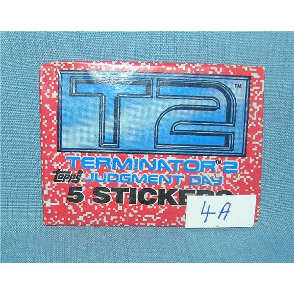 Terminator unopened wax pack of collector cards