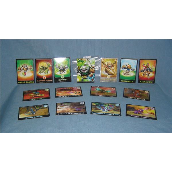 Sky Landers group of collector cards