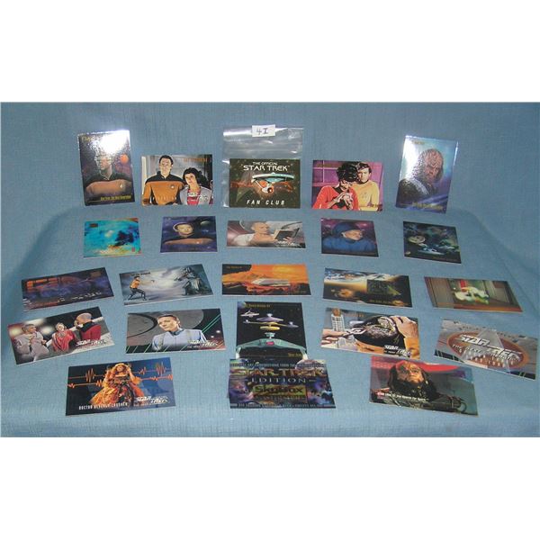 Star Trek 1979 group of collector cards