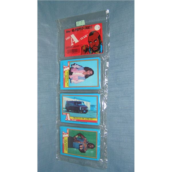 The A Team factory sealed rack pack of cards