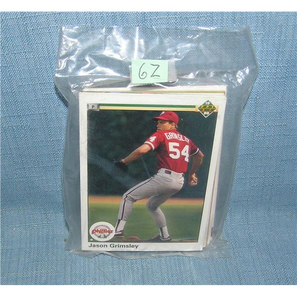 Factory sealed card pack featuring Jason Grimsley